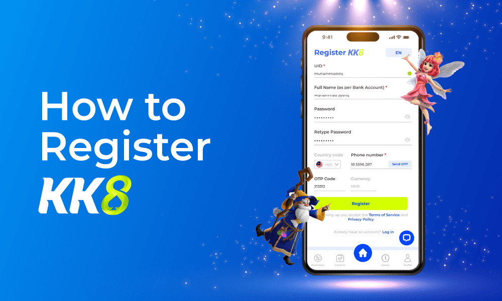 How to register kk8