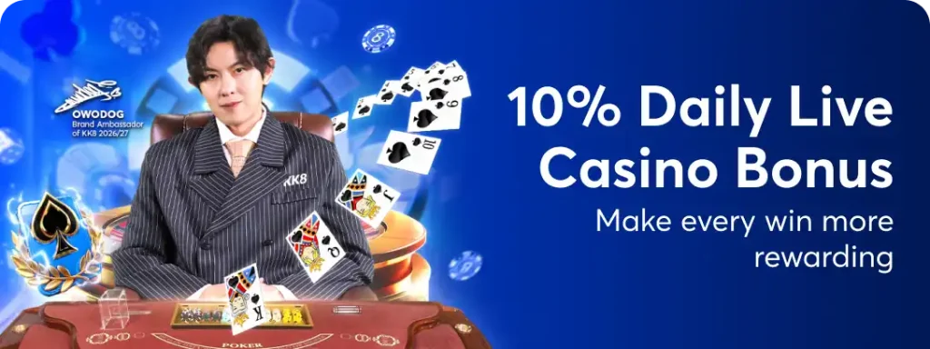 10% Daily Live Casino Bonus