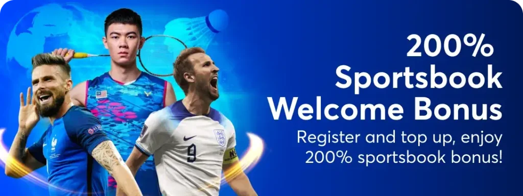 200% Sportsbook Welcome Bonus