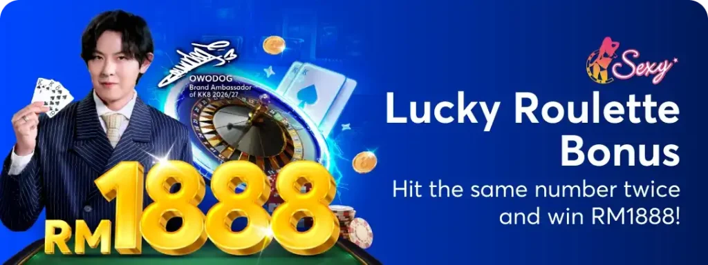 KK8 Lucky Roulette Bonus