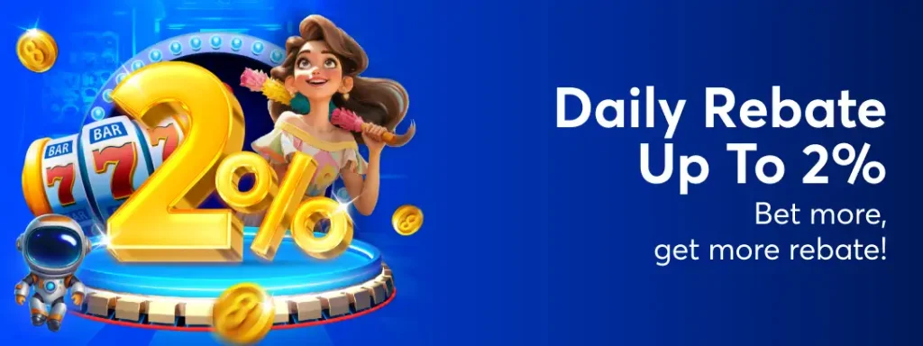 Slot Rebate 2%